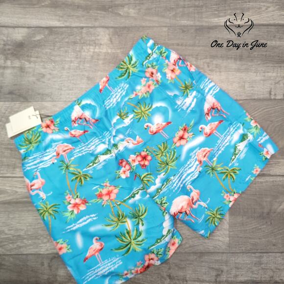 SSLR Flamingo Board Shorts Size 38 - Picture 7 of 7